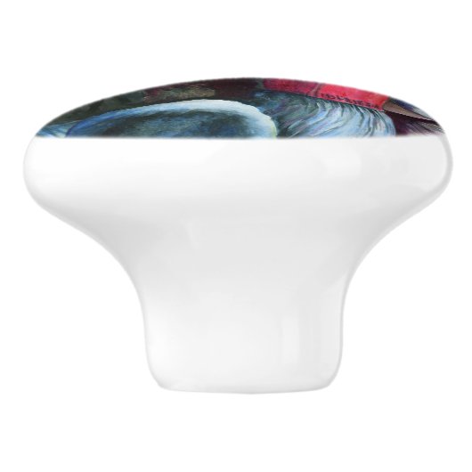 Golf Bufe, Boedapest Keramische Knop (Zijkant)