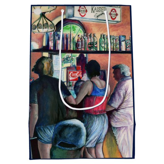 Golf Bufe, Boedapest Medium Cadeauzakje (Achterkant)