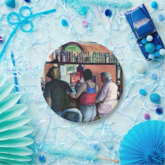 Golf Bufe, Boedapest Papieren Bordje (Feest)