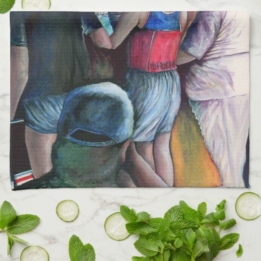 Golf Bufe, Boedapest Theedoek (Gevouwen)