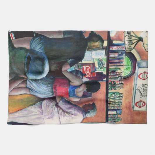 Golf Bufe, Boedapest Theedoek (Horizontaal)