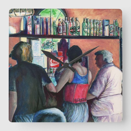 Golf Bufe, Boedapest Vierkante Klok (Voorkant)