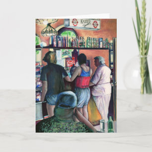 Golf Bufe Budapest Hongarije Wenskaart Kaart