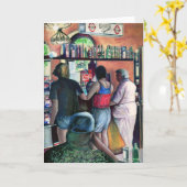 Golf Bufe Budapest Hongarije Wenskaart Kaart (Gele Bloem)