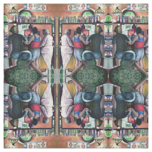 Golf Buffe, Boedapest Stof (Swatch)