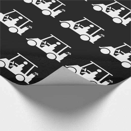 Golf Buggy Cadeaupapier (Hoek)