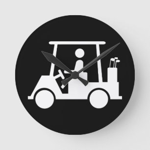 Golf Buggy Ronde Klok