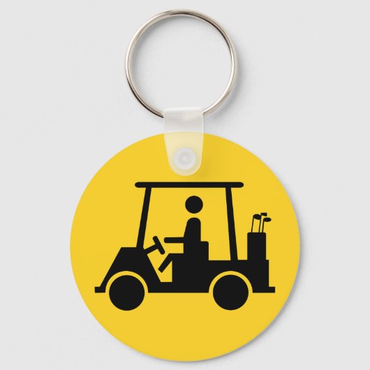Golf Buggy Sleutelhanger (Voorkant)