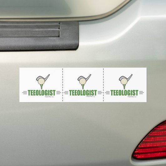 Golf Bumpersticker (Op auto)
