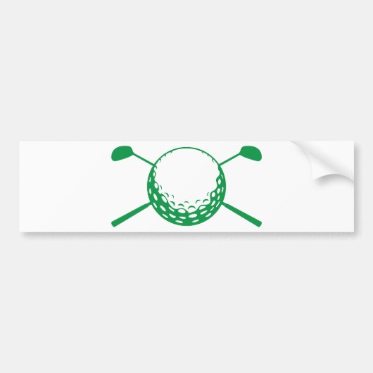Golf Bumpersticker (Voorkant)