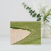 Golf Bunker Briefkaart (Staand voorkant)