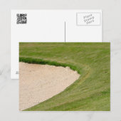Golf Bunker Briefkaart (Voorkant / Achterkant)
