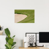 Golf Bunker Poster (Thuiskantoor)