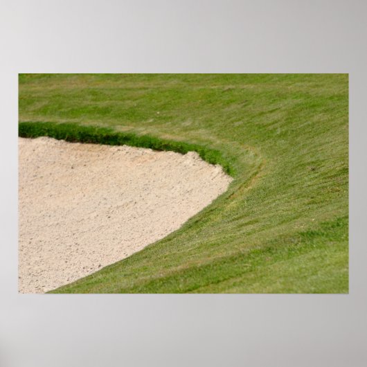 Golf Bunker Poster (Voorkant)