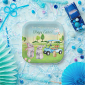 Golf Bunnies Fun Happy Pasen Papieren Bordje (Feest)