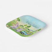 Golf Bunnies Fun Happy Pasen Papieren Bordje (Gebogen)