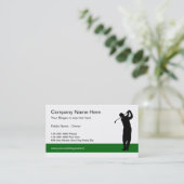 Golf Business Classic Visitekaartjes (Staand voorkant)