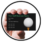Golf Business Eenvoudig golfbal thema Visitekaartje
