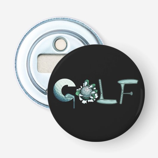 Golf Button Flesopener (Voorkant)