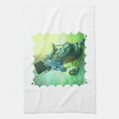 Golf Caddie Kitchen Towel Theedoek (Verticaal)