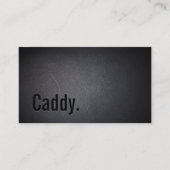 Golf Caddy Elegant Black Visitekaartje (Voorkant)