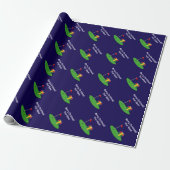 Golf cadeau kerst inpakpapier (Uitgerold)