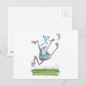 Golf cadeau, Tony Fernandes Briefkaart (Voorkant / Achterkant)