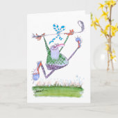 Golf cadeau, Tony Fernandes Kaart (Gele Bloem)