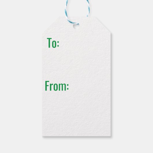 Golf Cadeaulabel (Achterkant)