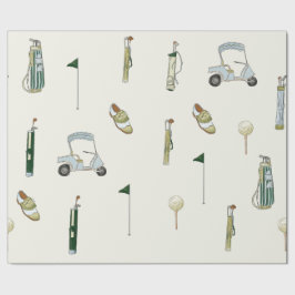 Golf Cadeaupapier