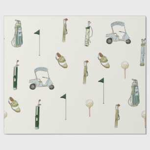 Golf Cadeaupapier