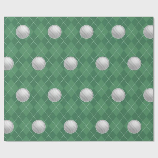 Golf Cadeaupapier (Vlak)