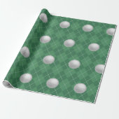 Golf Cadeaupapier (Uitgerold)
