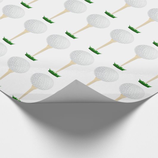 Golf Cadeaupapier (Hoek)