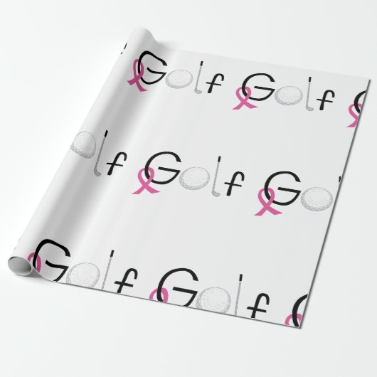 Golf Cadeaupapier (Uitgerold)