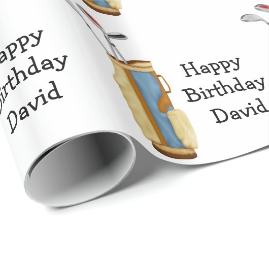 Golf Cadeaupapier (Rol Hoek)