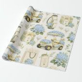 Golf Cadeaupapier | Golfer Feest Event (Uitgerold)