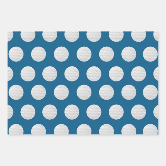 Golf Cadeaupapier - Golfer Inpakpapier (Voorkant 3)