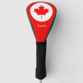 Golf Canada & Canadese Vlag / Golfclubs Hoesjes Golfheadcover (Voorkant)
