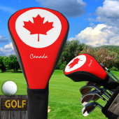 Golf Canada & Canadese Vlag / Golfclubs Hoesjes Golfheadcover