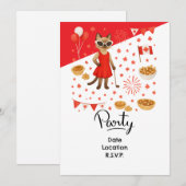 Golf Canada Day Golf Gear voor Cat Lovers Kaart (Voorkant / Achterkant)