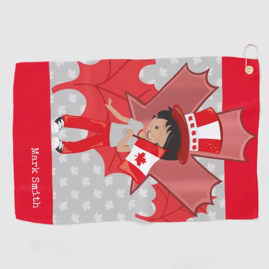 Golf Canada   Golfhanddoek (Horizontaal)