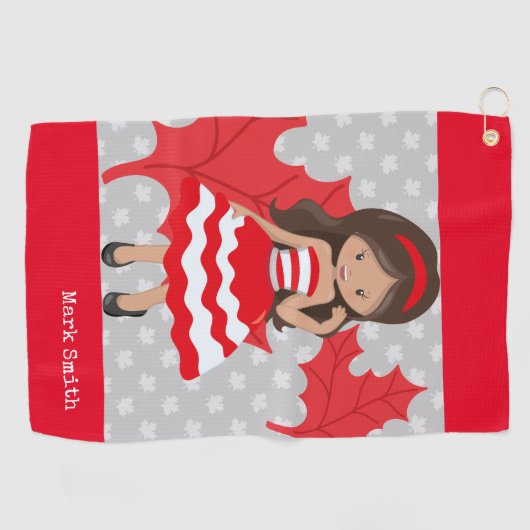 Golf Canada   Golfhanddoek (Horizontaal)