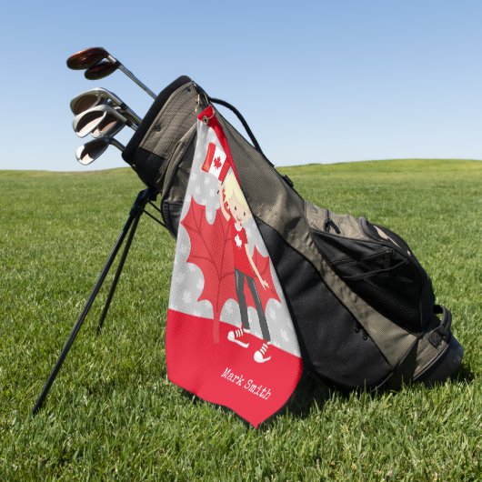 Golf Canada   Golfhanddoek (Groen)