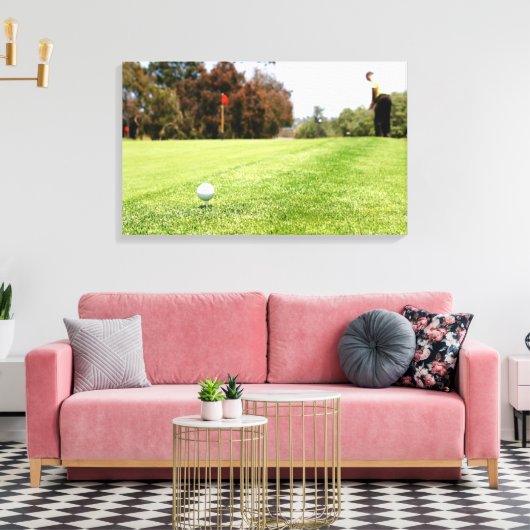 Golf Canvas Afdruk (Insitu (Woonkamer))