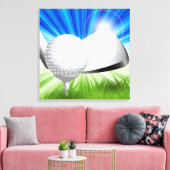 Golf Canvas Kunst (Insitu (Woonkamer))