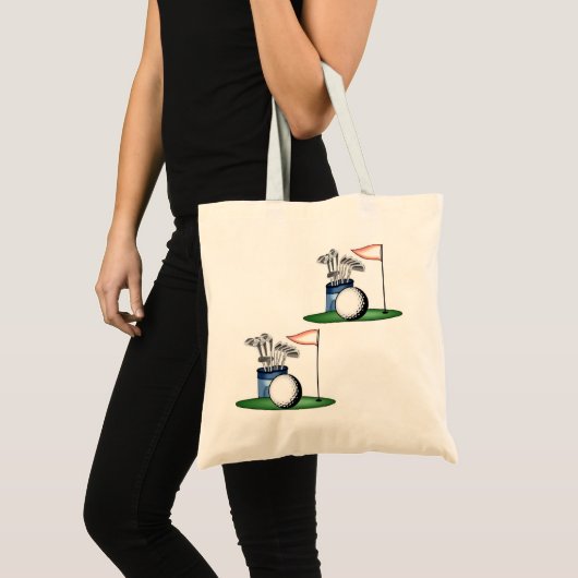 "#Golf"-Canvas tas (Voorkant (product))
