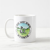 Golf Cart Accident I Do My Own Stunts Fun Present Koffiemok (Links)