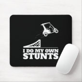 Golf Cart Accident I Do My Own Stunts Fun Present  Muismat (Met muis)