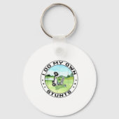 Golf Cart Accident I Do My Own Stunts Fun Present  Sleutelhanger (Voorkant)